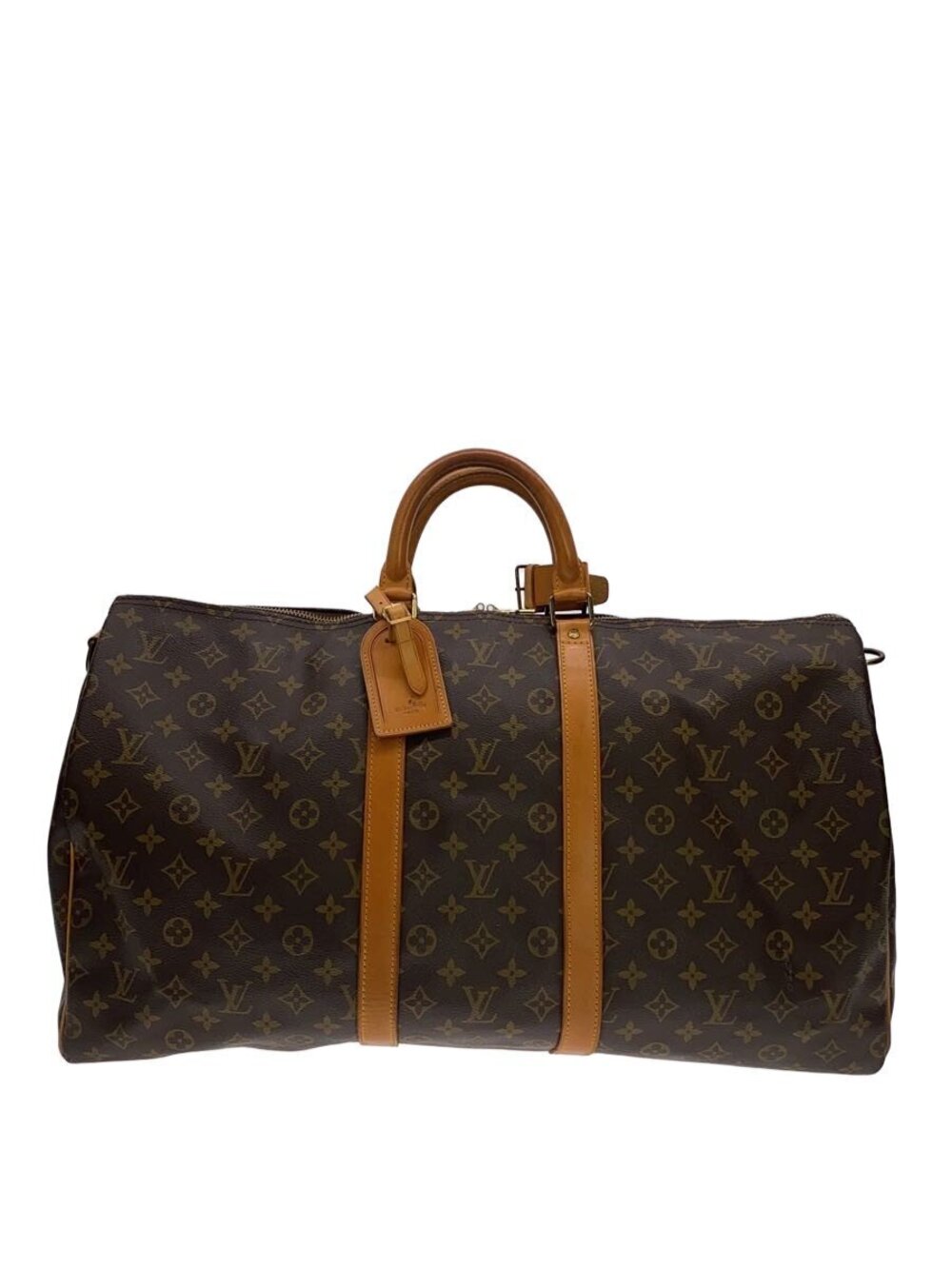 LOUIS VUITTON Keepall Bandouliere Canvas Brown